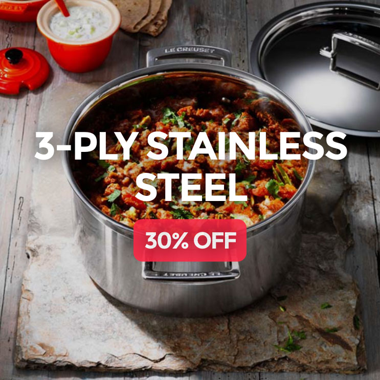 3-Ply Stainless Steel