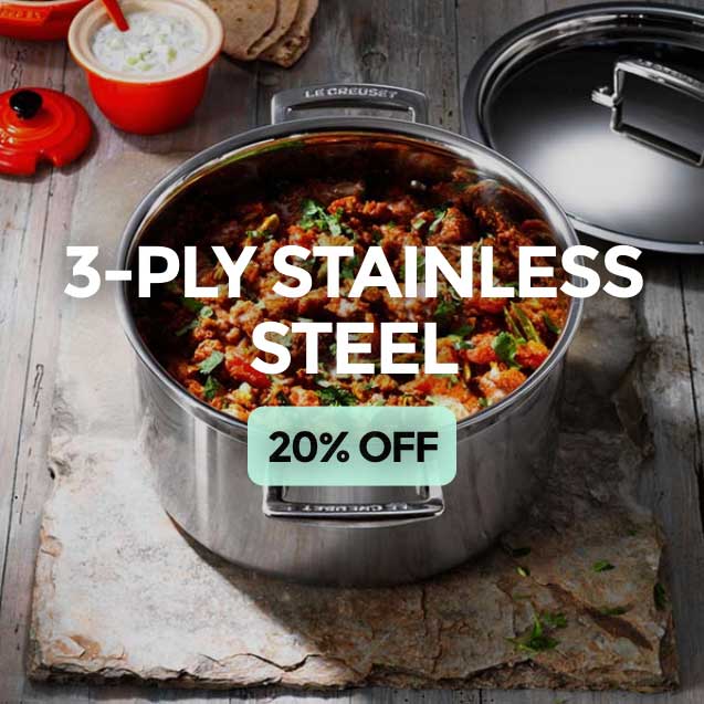 3-Ply Stainless Steel