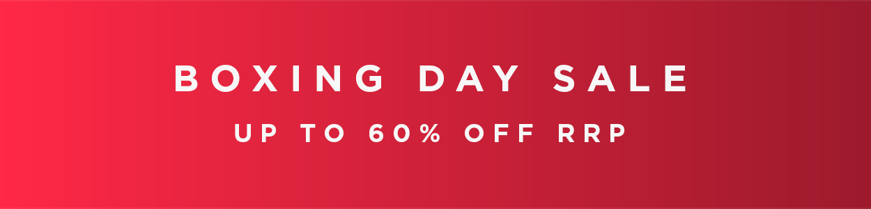 Boxing Day Sale. Up to 60% off.